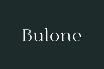 Bulone Free Font