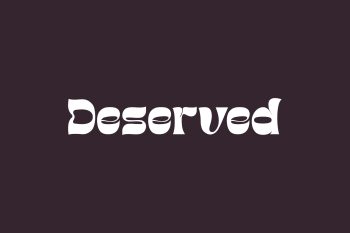 Deserved Free Font