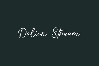 Dalion Stream Free Font