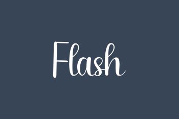 Flash Free Font