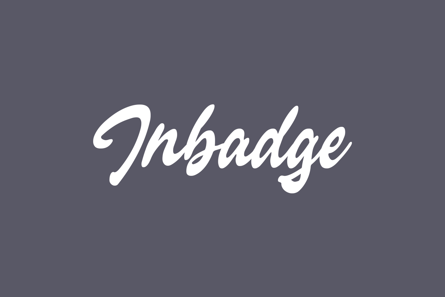 Inbadge Free Font