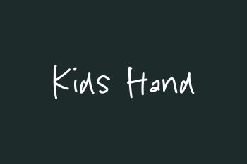 Kids Hand Free Font