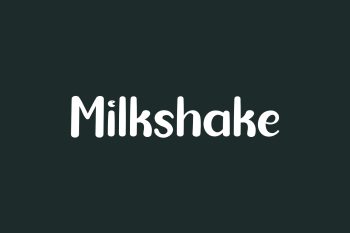 Milkshake Free Font