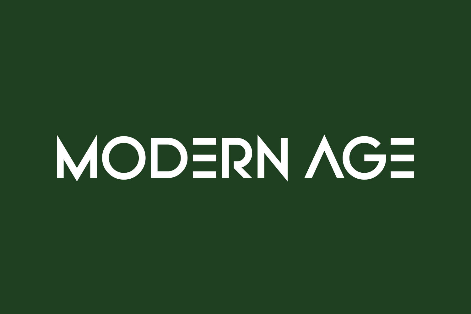 Modern Age Free Font