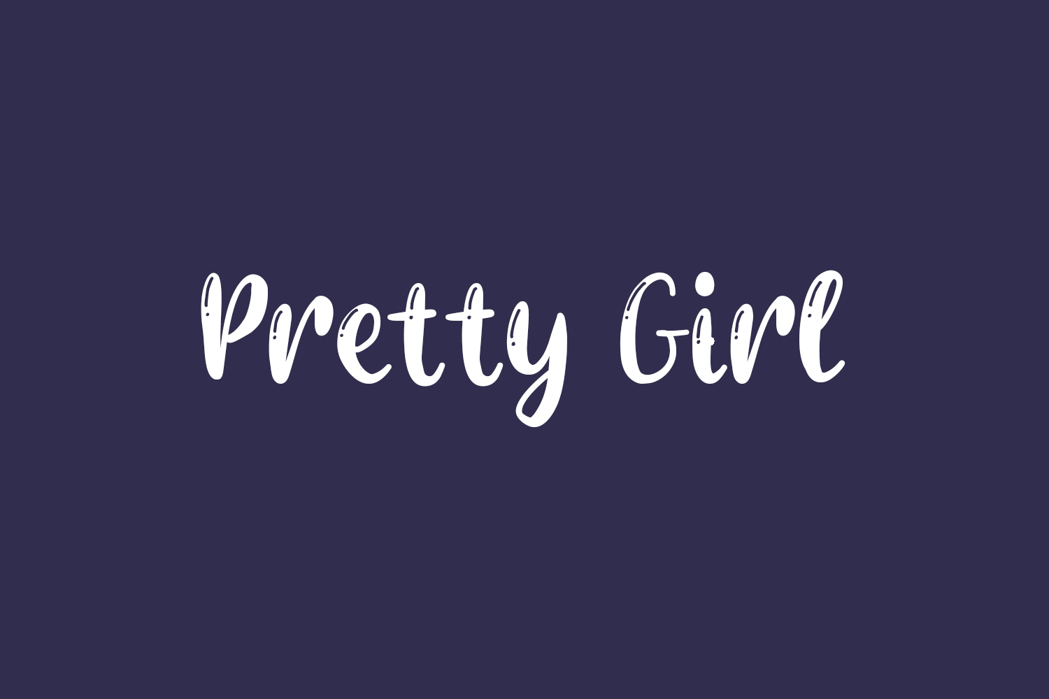 Pretty Girl Free Font