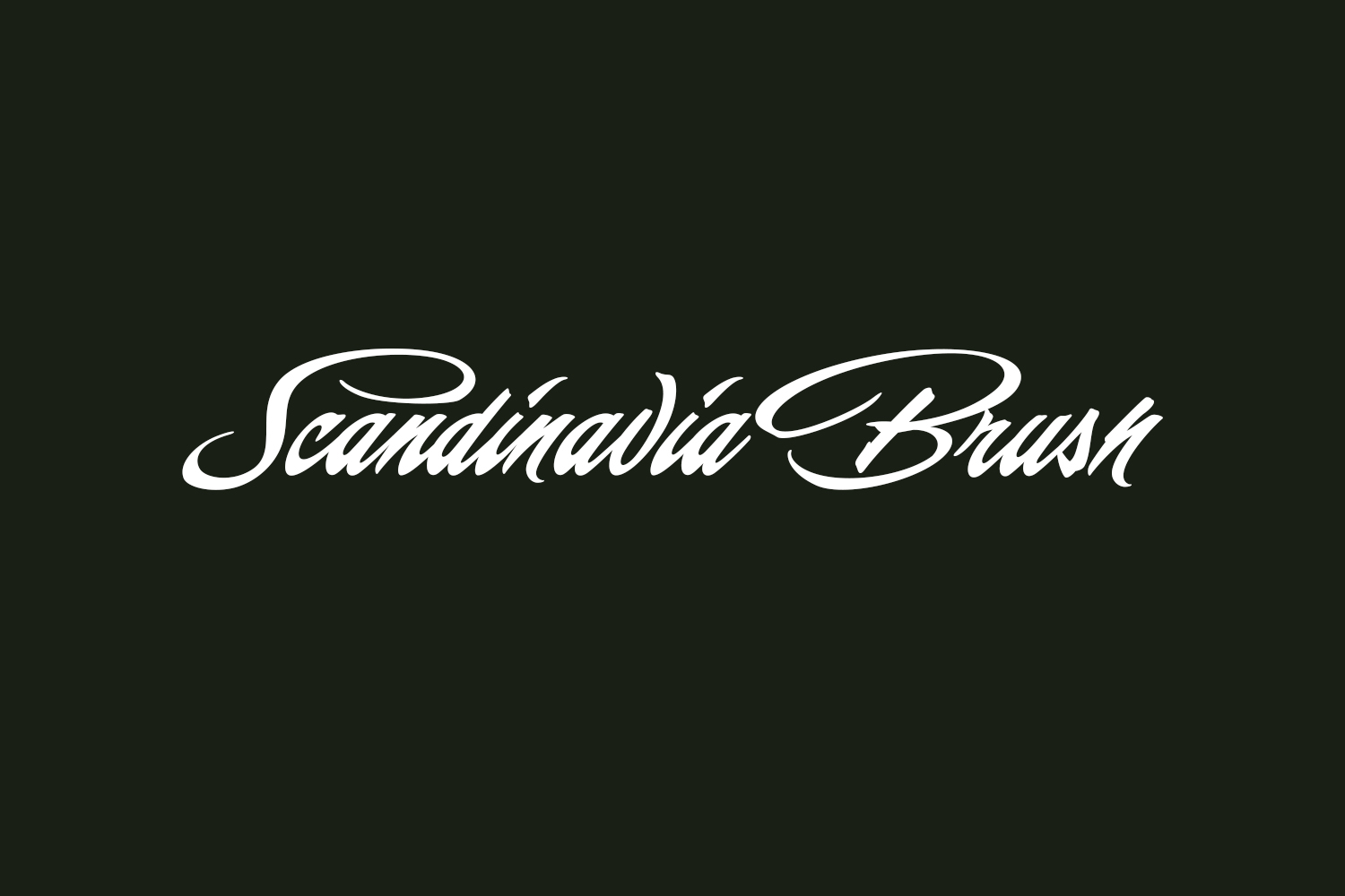 Scandinavia Brush Free Font