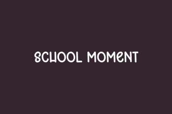 School Moment Free Font