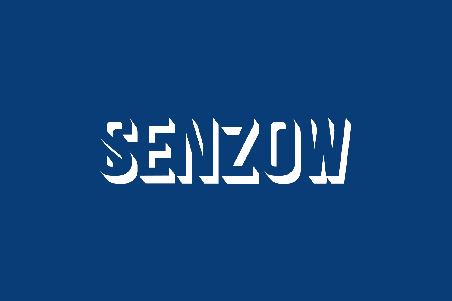 Senzow Free Font