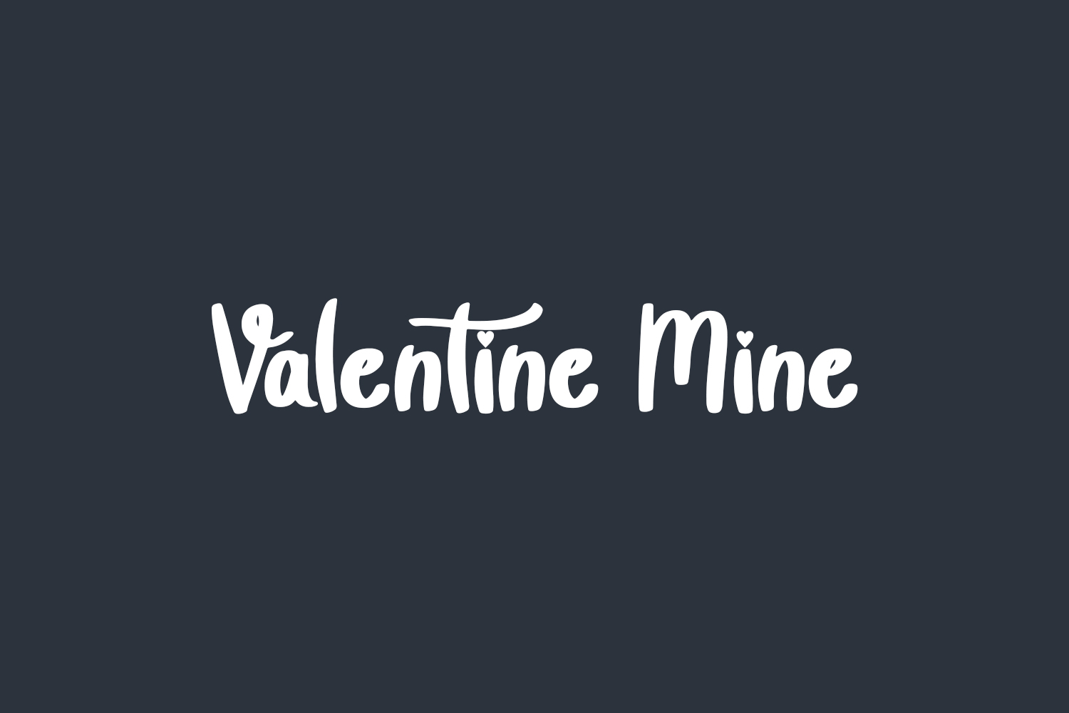 Valentine Mine Free Font