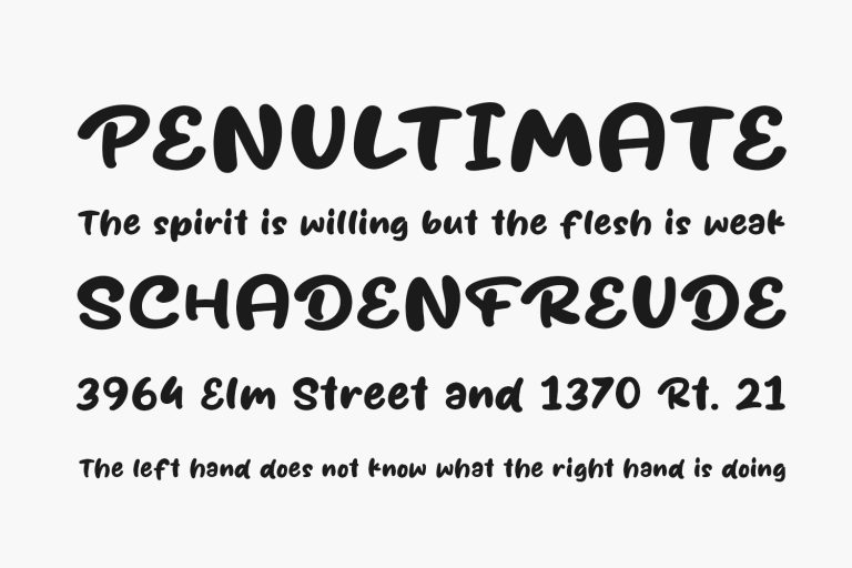 Balance Fonts Shmonts