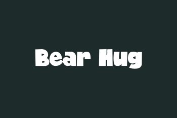 Bear Hug Free Font