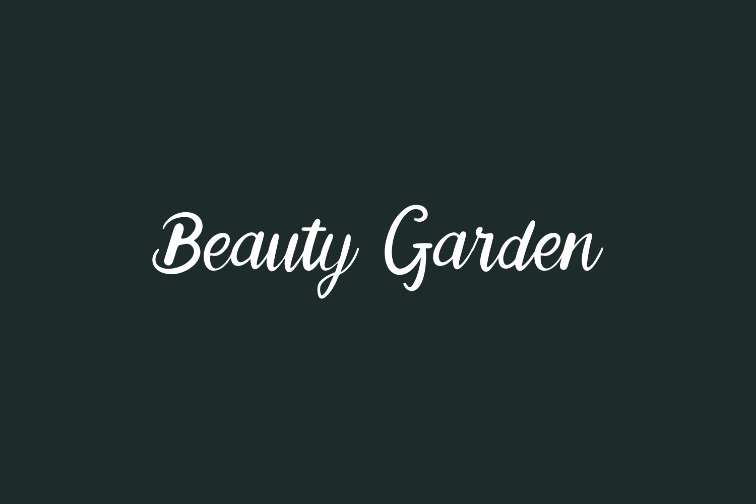 Beauty Garden Free Font