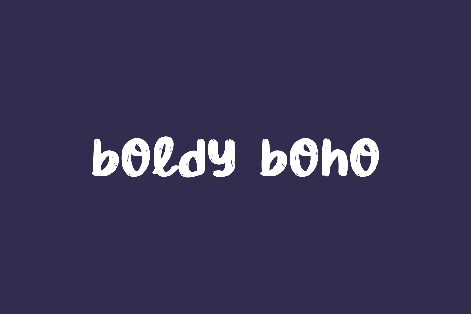 Boldy Boho Free Font