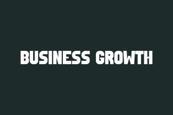 Business Growth Free Font