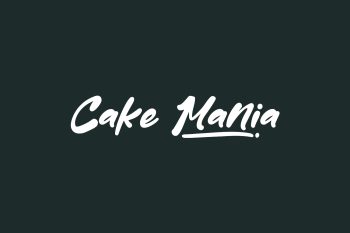 Cake Mania Free Font