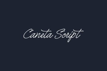 Caneta Script Free Font