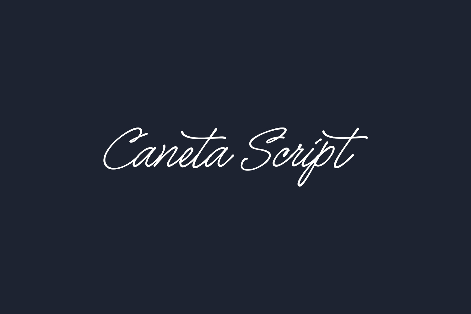 Caneta Script Free Font