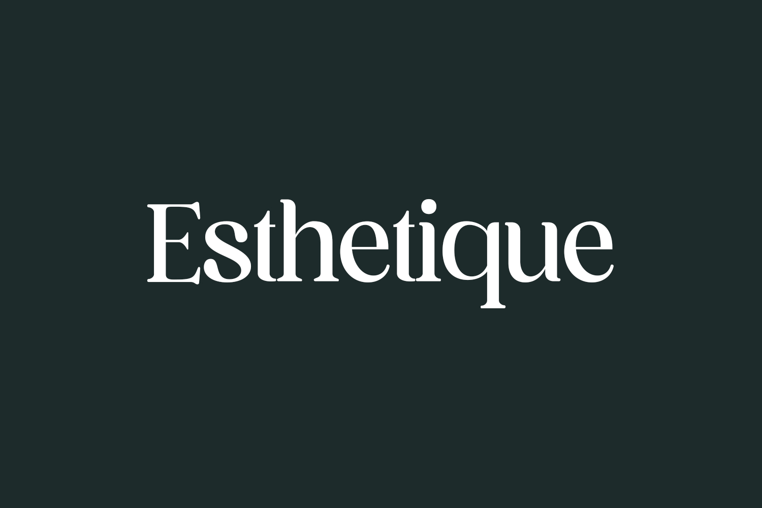 Esthetique Free Font