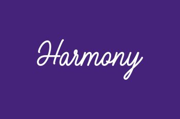 Harmony Free Font