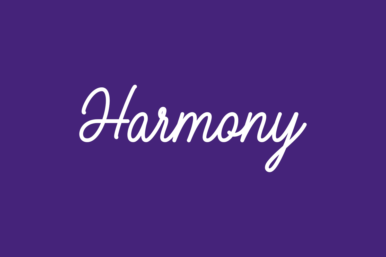 Harmony | Fonts Shmonts