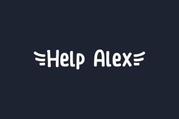 Help Alex Free Font