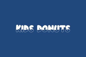 Kids Donuts Free Font