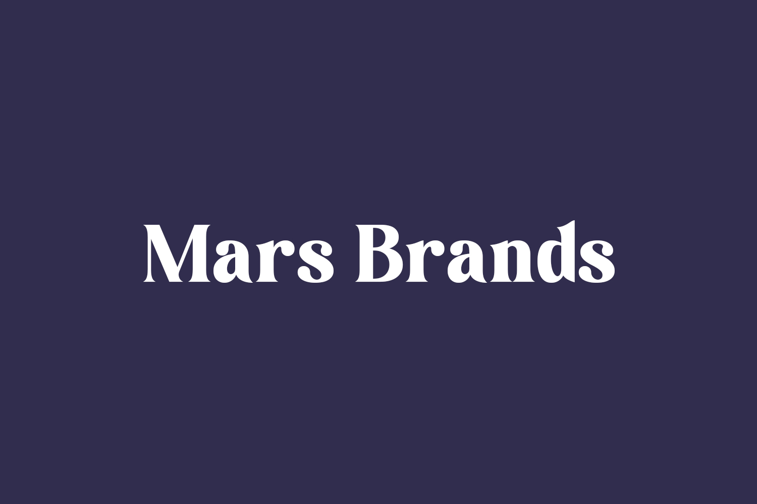 Mars Brands Free Font