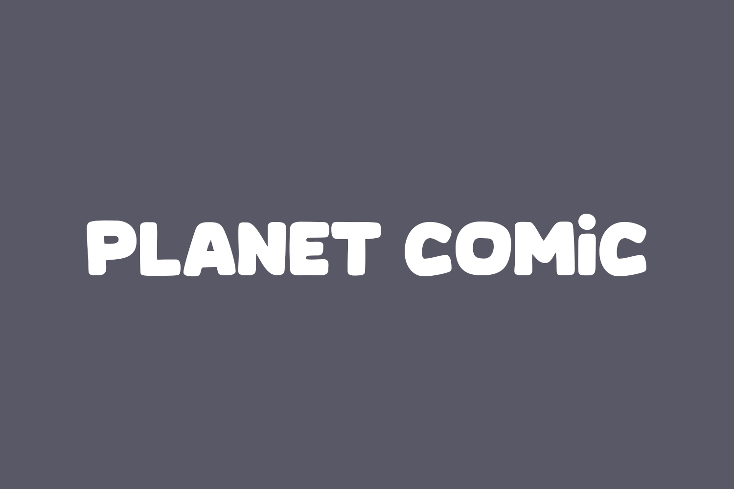 Planet Comic Free Font