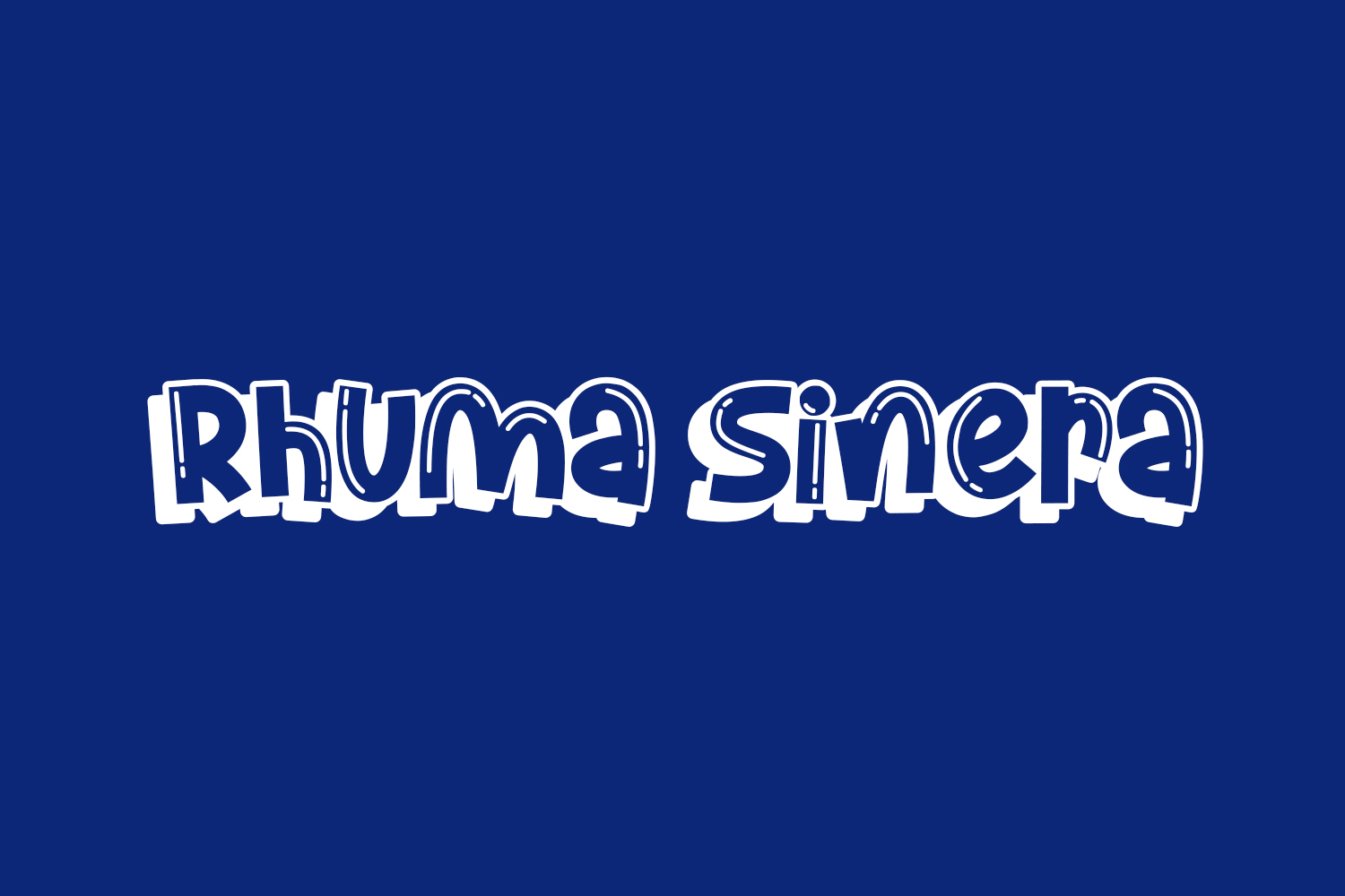 Rhuma Sinera Free Font