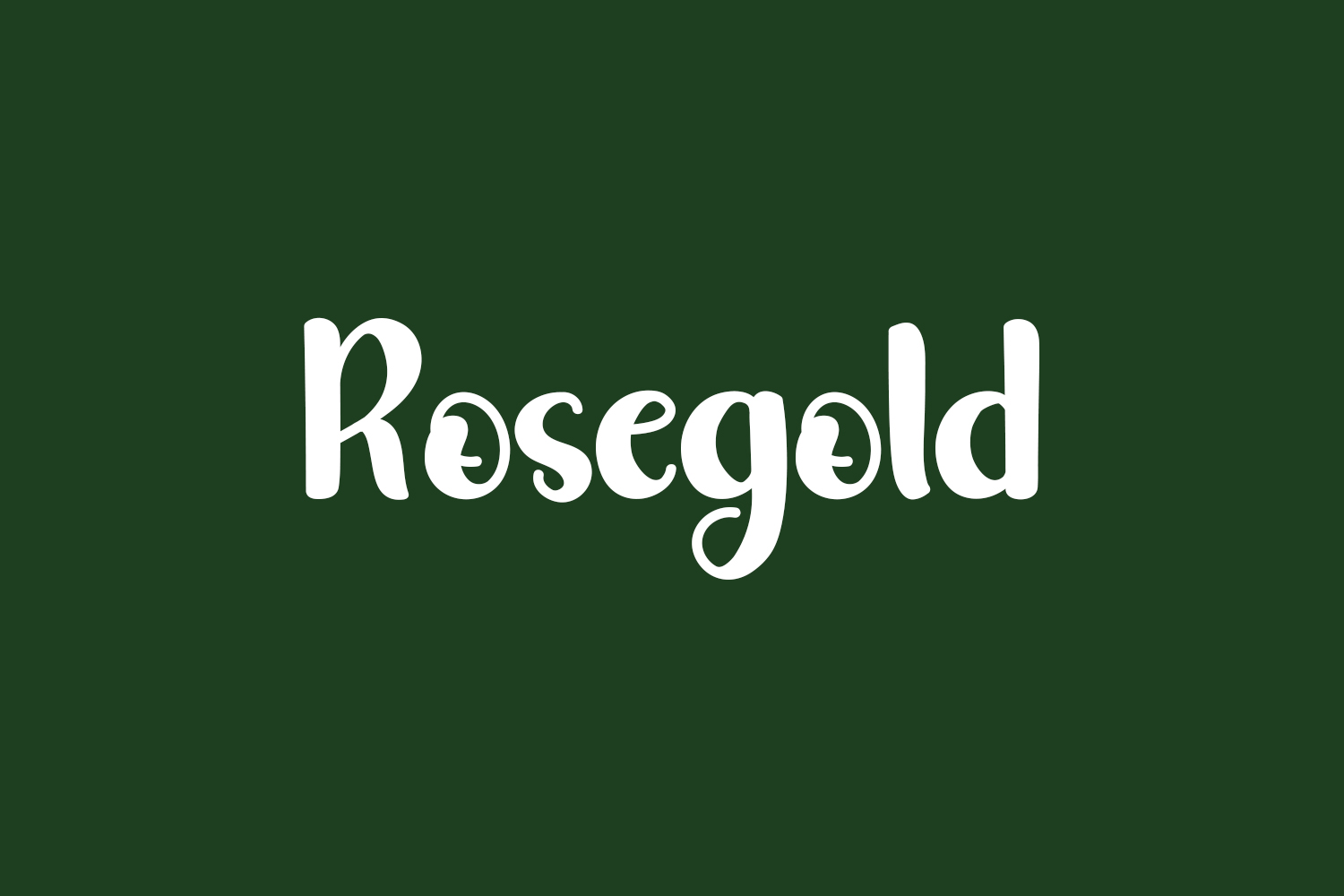 Rosegold Free Font