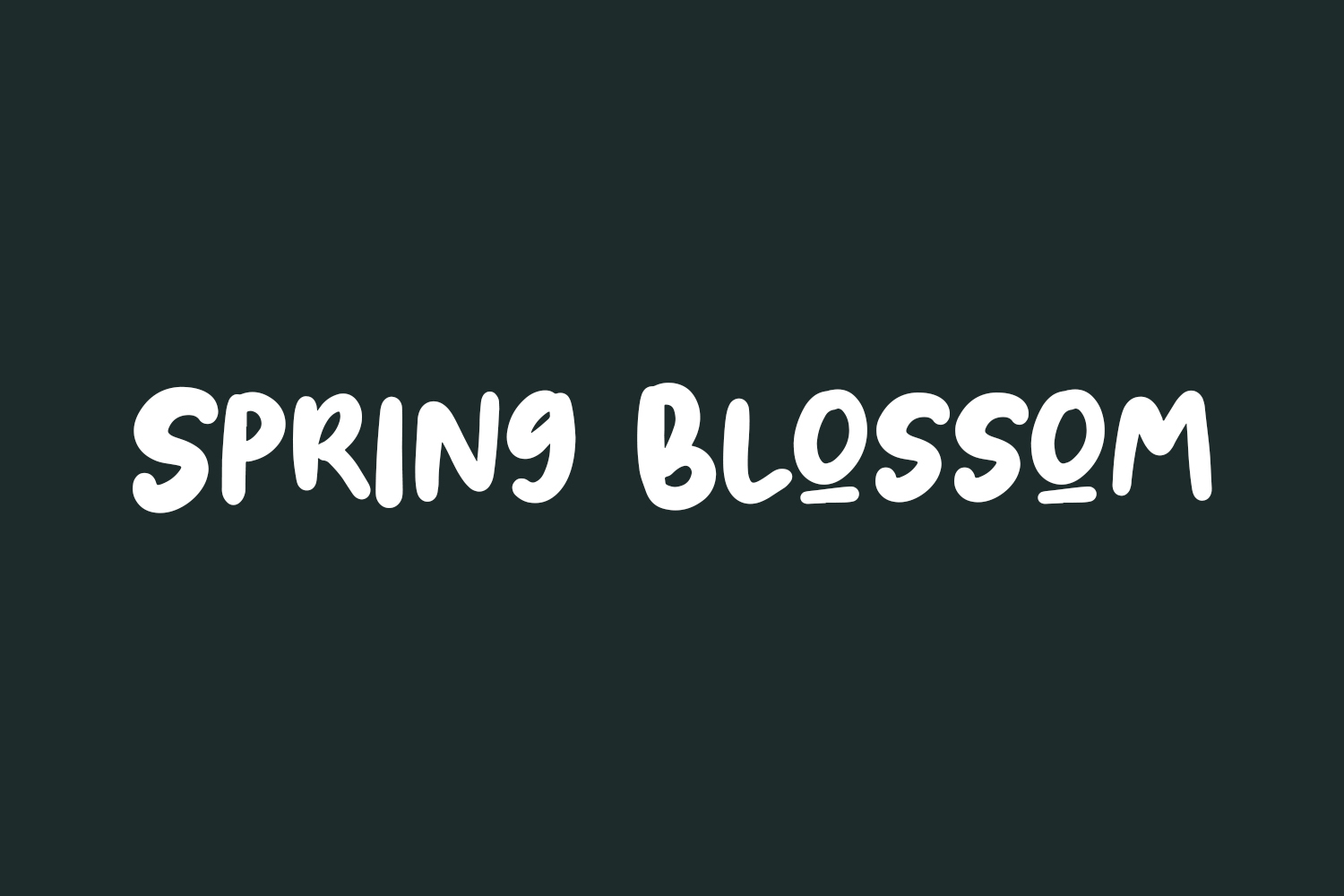 Spring Blossom Free Font