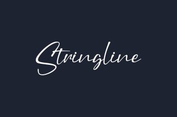 Stringline Free Font