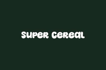 Super Cereal Free Font