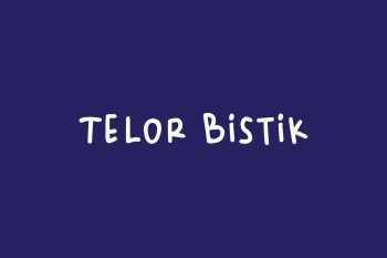 Telor Bistik Free Font