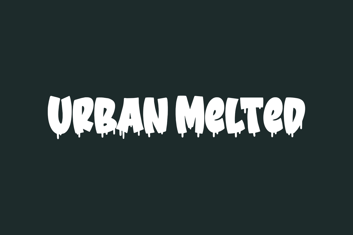 Urban Melted Free Font
