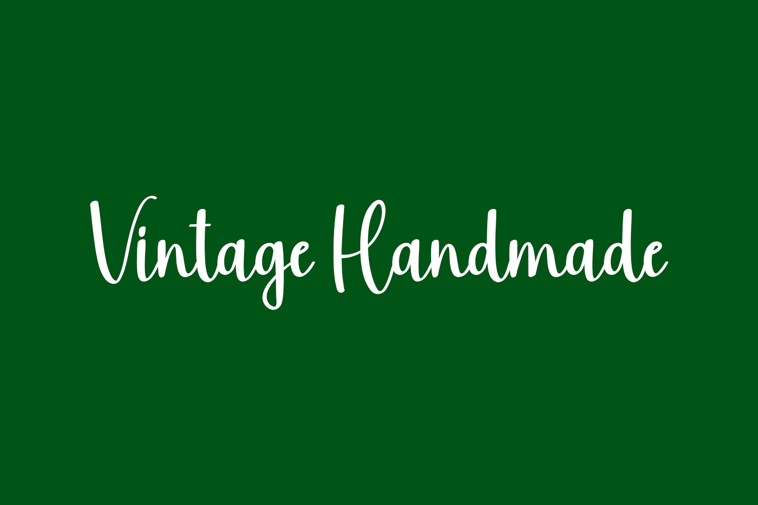Vintage Handmade Free Font