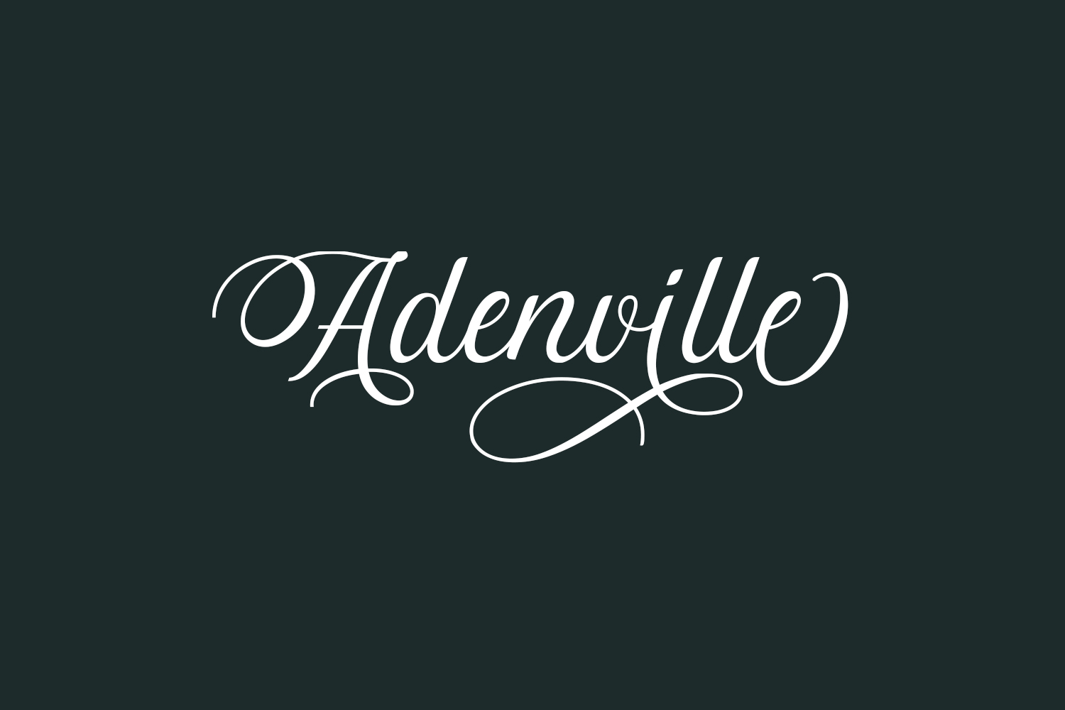 Adenville Free Font