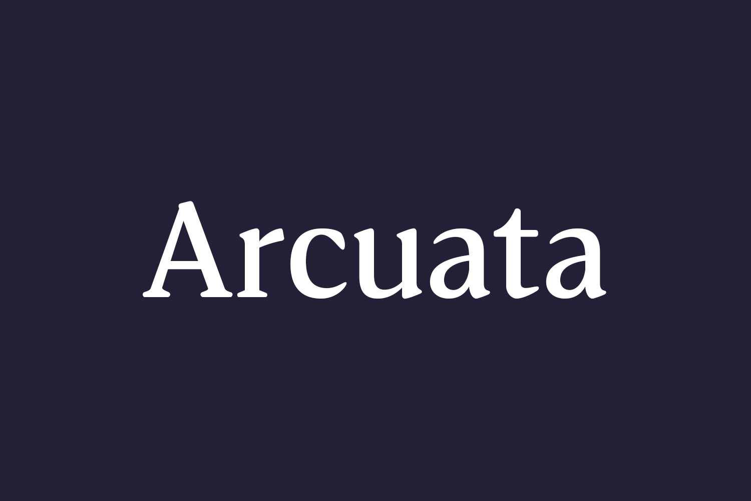 Arcuata Free Font