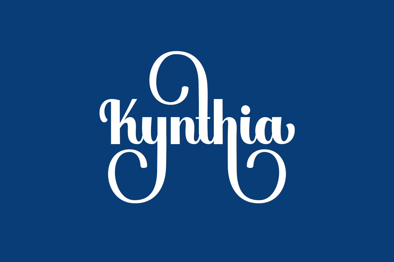 Kynthia Free Font