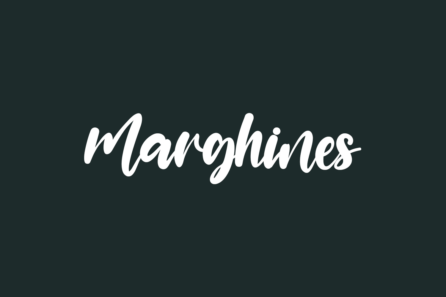 Marghines Free Font