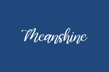 Meanshine Free Font