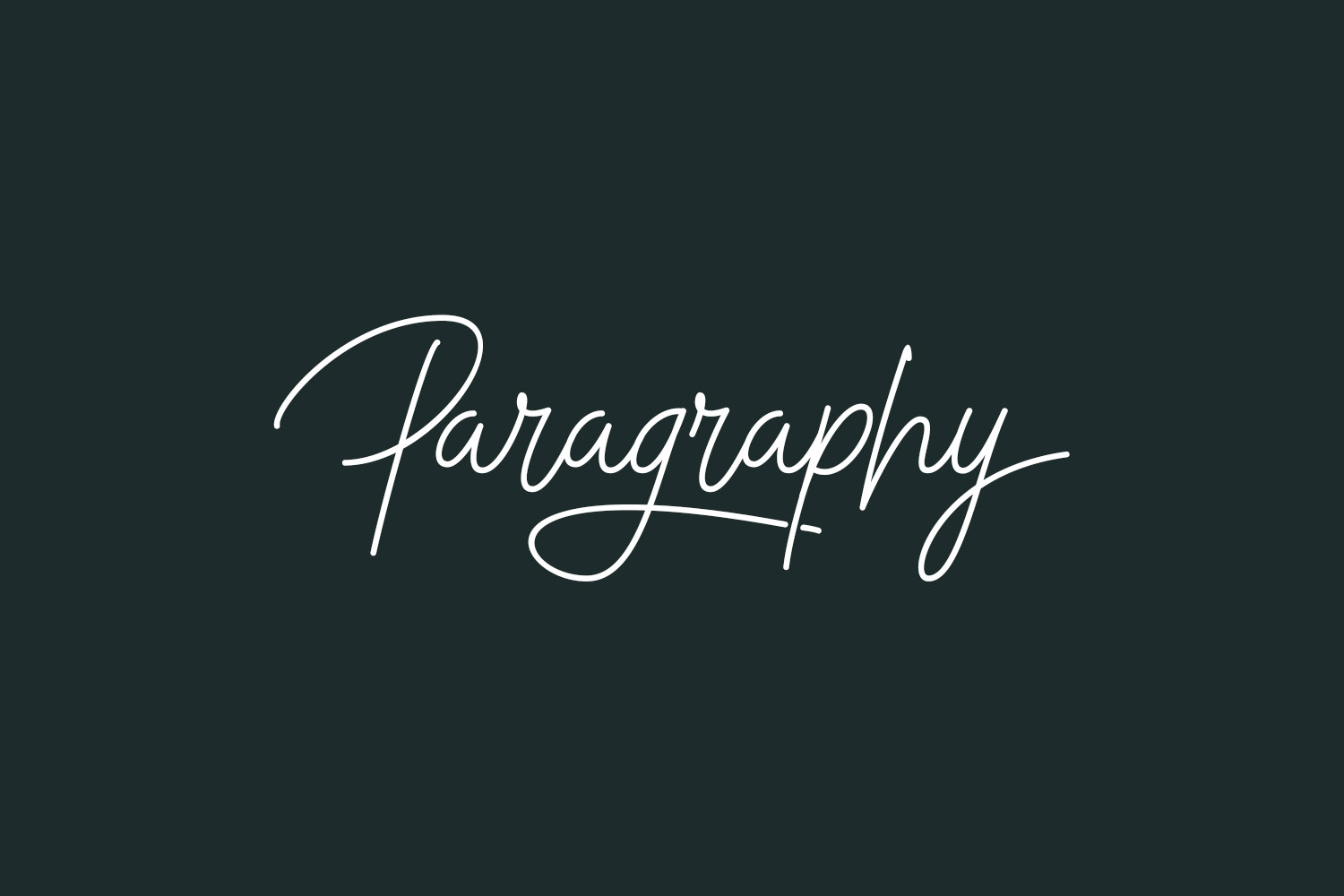 Paragraphy Free Font