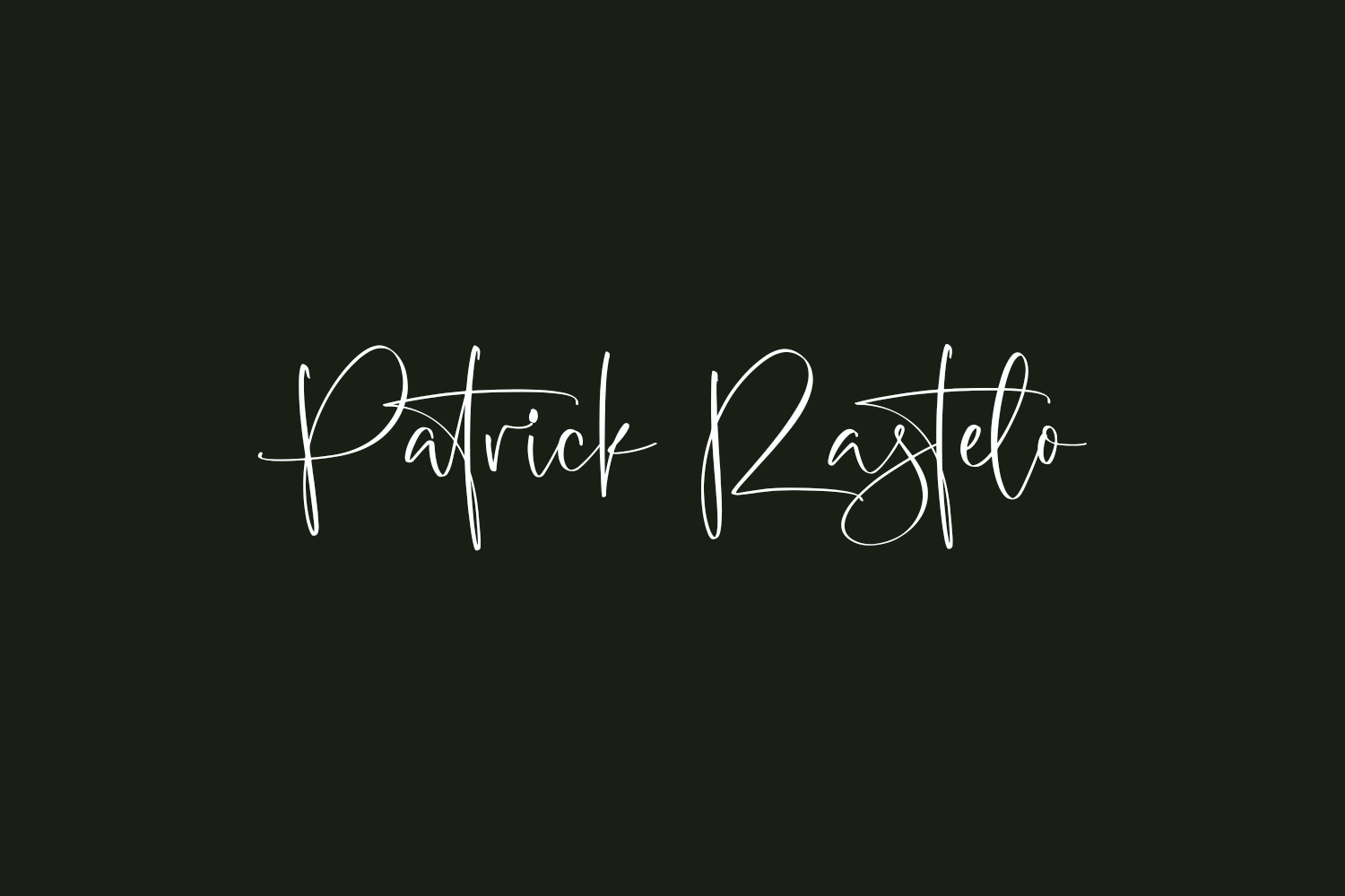 Patrick Rastelo Free Font