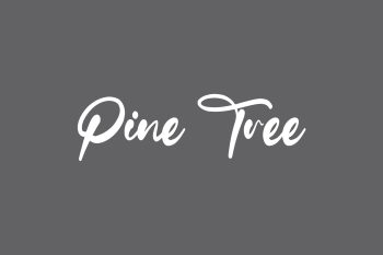 Pine Tree Free Font