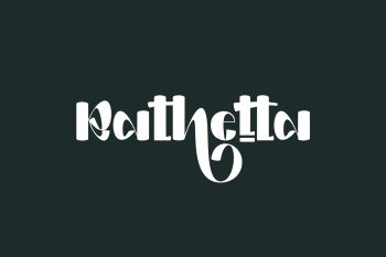 Rathetta Free Font