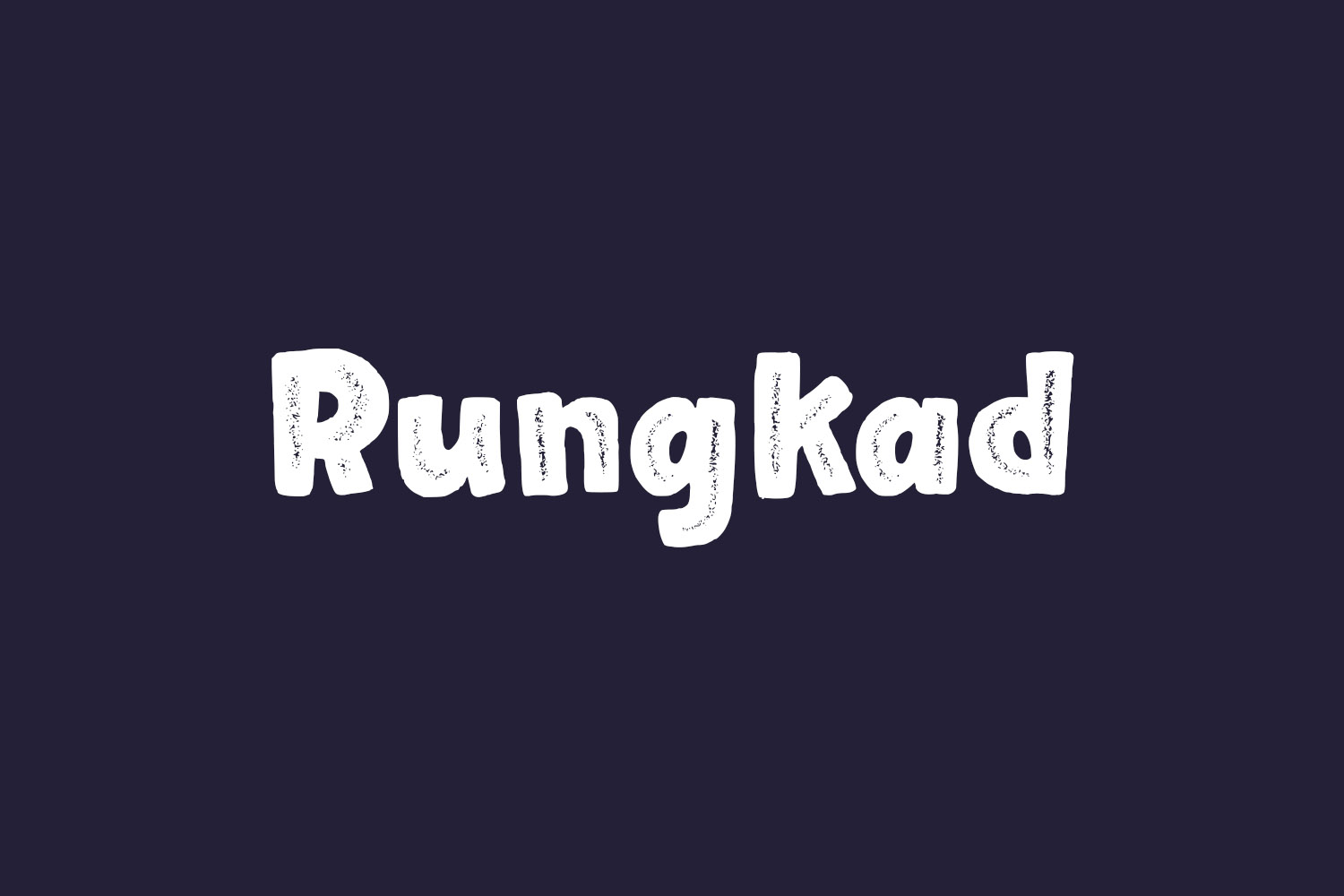 Rungkad Free Font