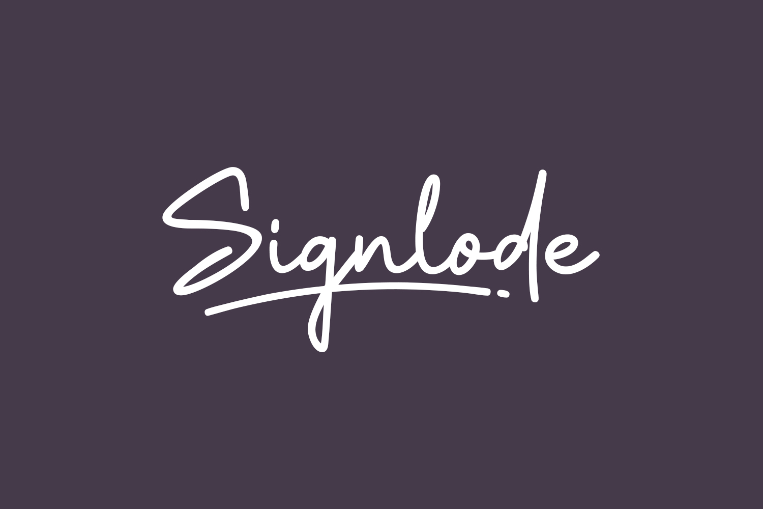 Signlode Free Font