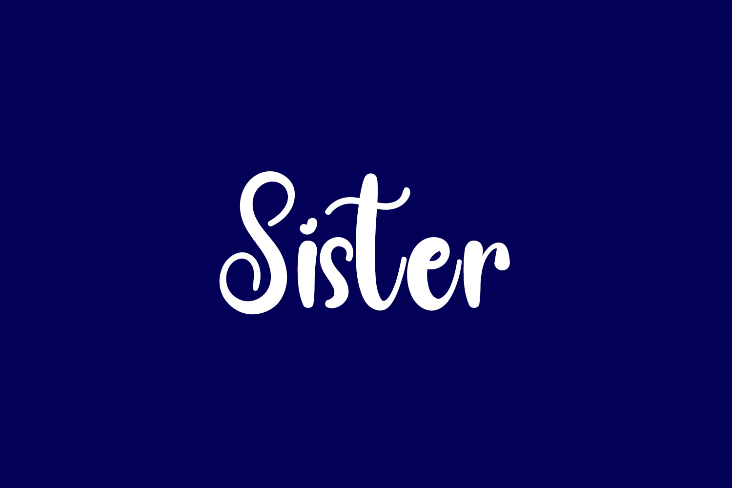 Sister Free Font
