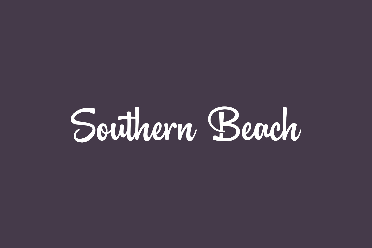 Southern Beach Free Font