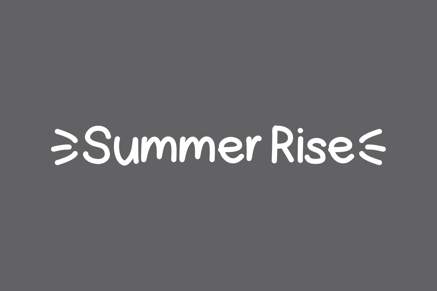 Summer Rise Free Font